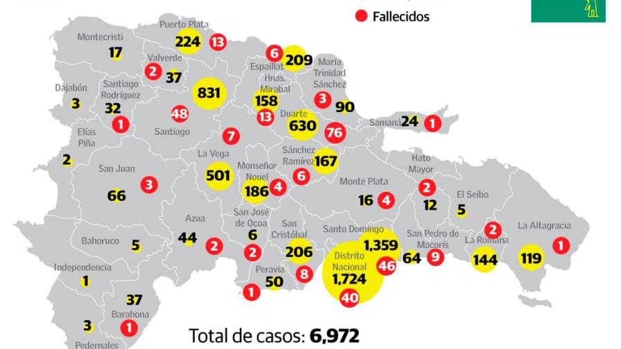 Los sectores de la capital más afectados por coronavirus
