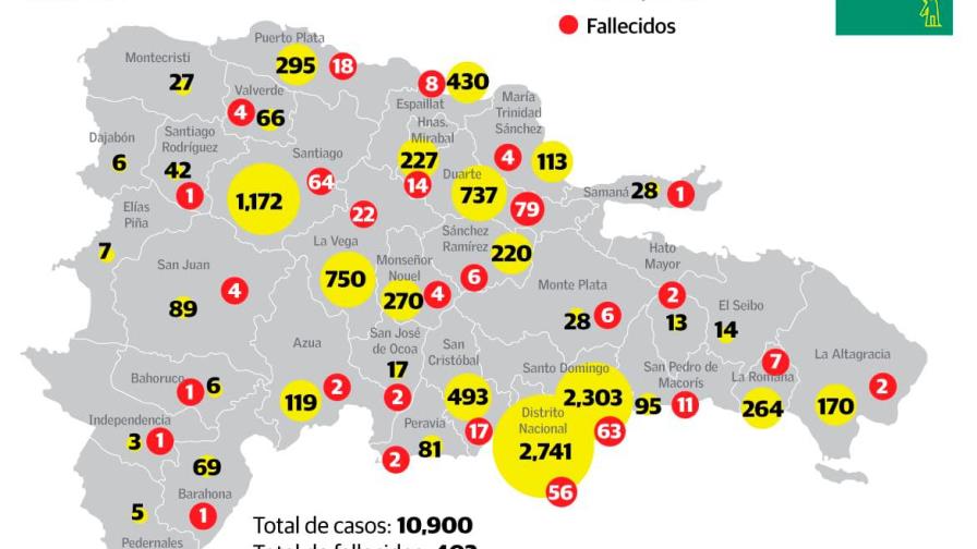 Los municipios con las más altas tasas de letalidad por COVID-19