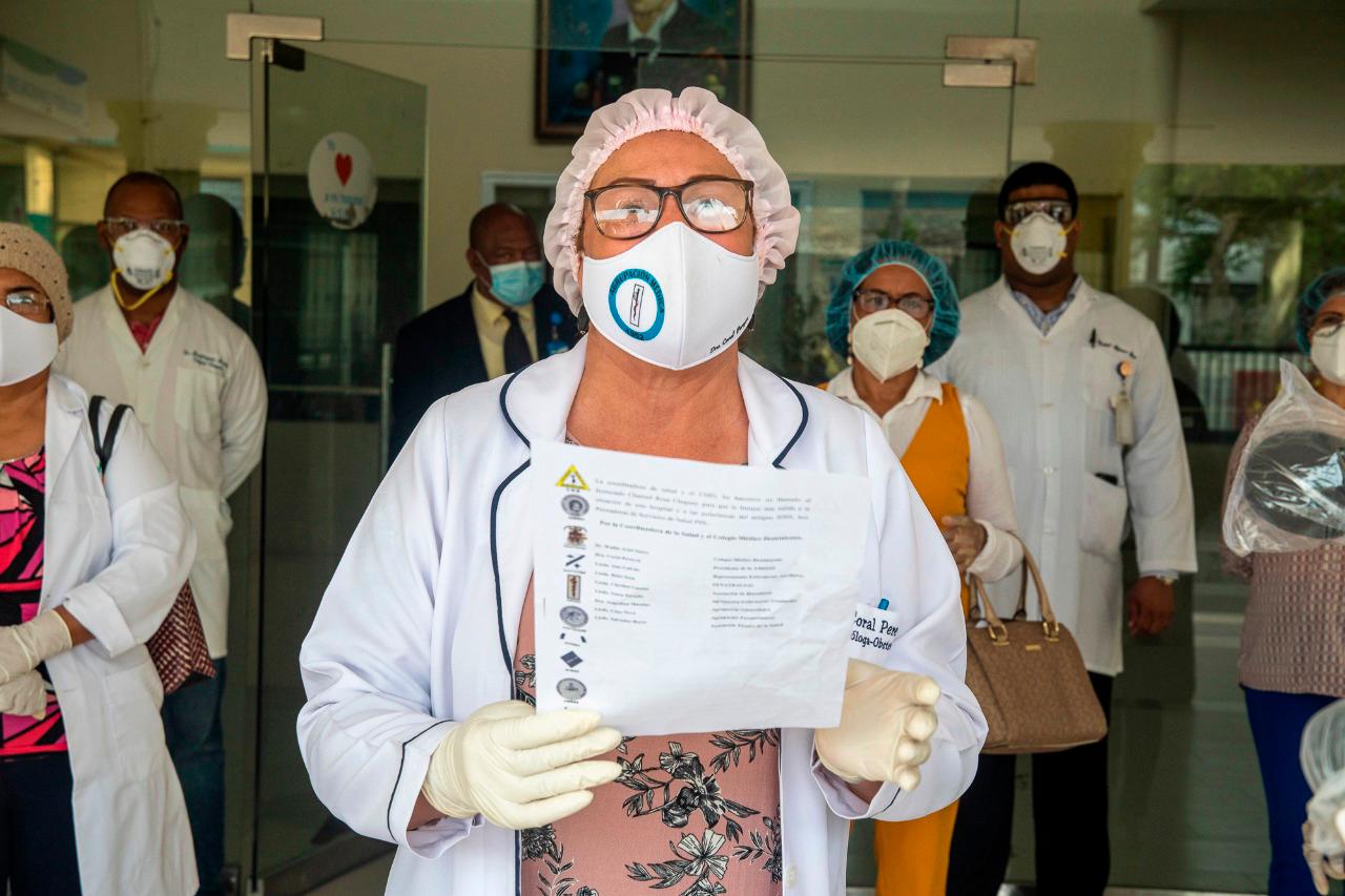 La presidenta de la Agrupación Medica del DSS, Carol Pereyra.