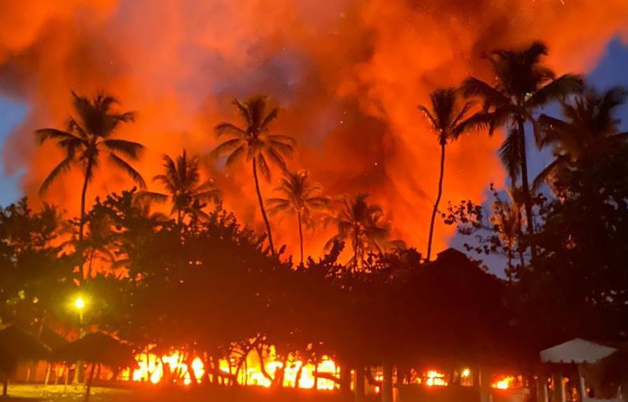 Incendio destruye parte del hotel Bahía Príncipe de Samaná