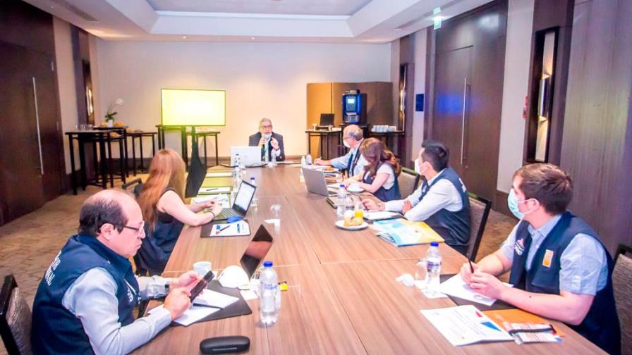 Pleno JCE recibe a integrantes de la Misión de Observación Electoral de UNIORE para Elecciones del 5 de julio