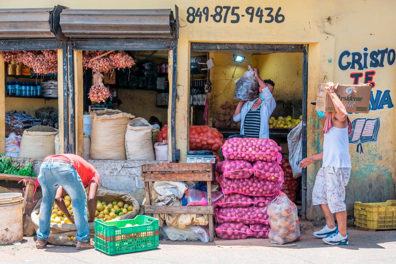 La venta de insumos es variada.