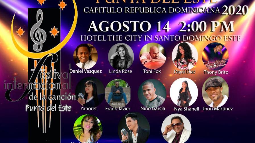 Festival internacional de la canción Punta del Este, primer evento que se realiza de forma presencial en RD Festival internacional de la canción Punta del Este, primer evento que se realiza de forma presencial en RD