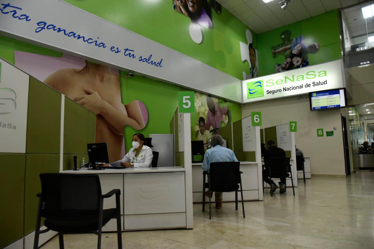 Oficina principal del Seguro Nacional de Salud.