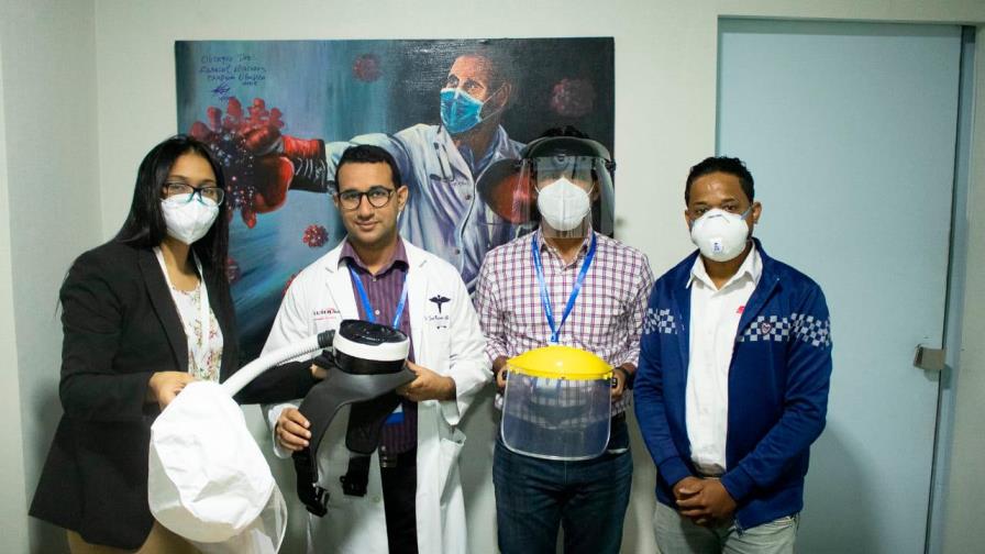 Empresa dona a Clínica Cruz Jiminián sistema de respiración de filtrado de aire motorizado