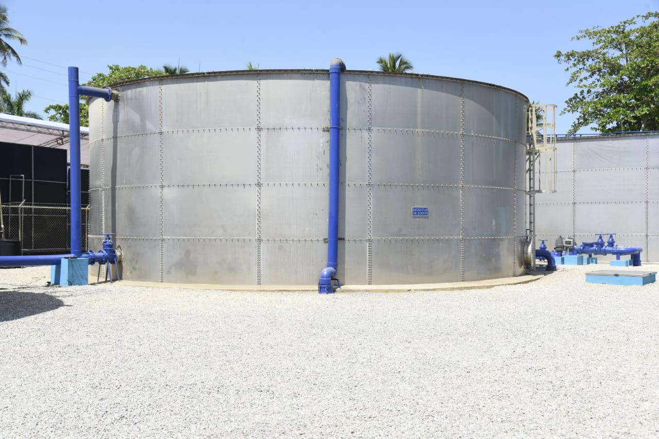 Vista de la planta de tratamiento de aguas residuales. (Diario Libre/Eddy Vittini)