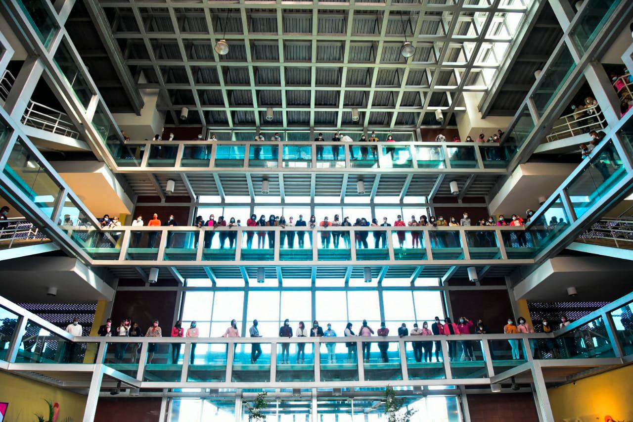 La actividad contó con la participación del todo el equipo del Ministerio de Medio Ambiente. 