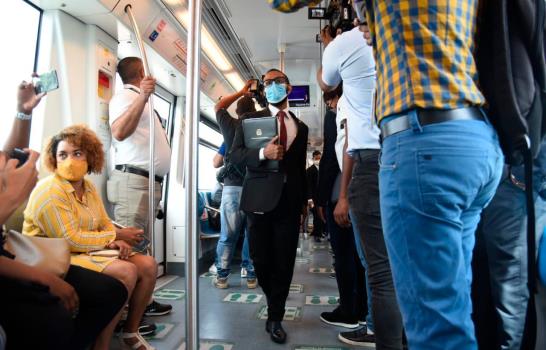 El recorrido en Metro del presidente Luis Abinader