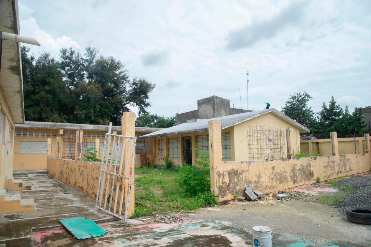 La Escuela Ercilia Pepín está siendo remodelada.