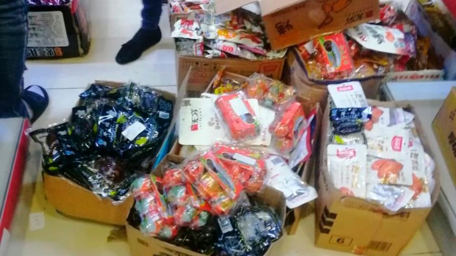 Autoridades decomisan productos cárnicos en el Barrio Chino