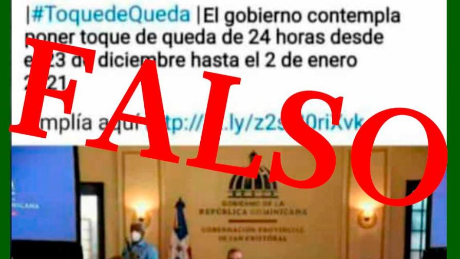 Diario Libre desmiente información que circula en la red sobre el toque de queda
