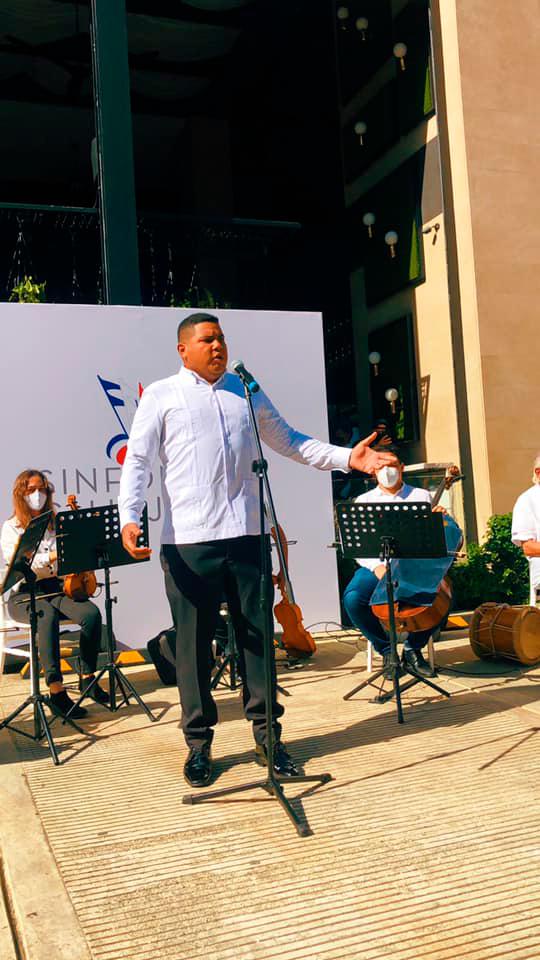 Otilio Castro, participante en el programa de la fundación Sinfonía.