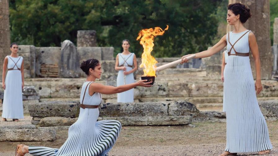 Recorrido de la llama olímpica por Japón hasta llegar a Tokio