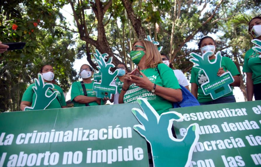 En Santiago rechazan desmonte de campamento tres causales frente al Congreso Nacional