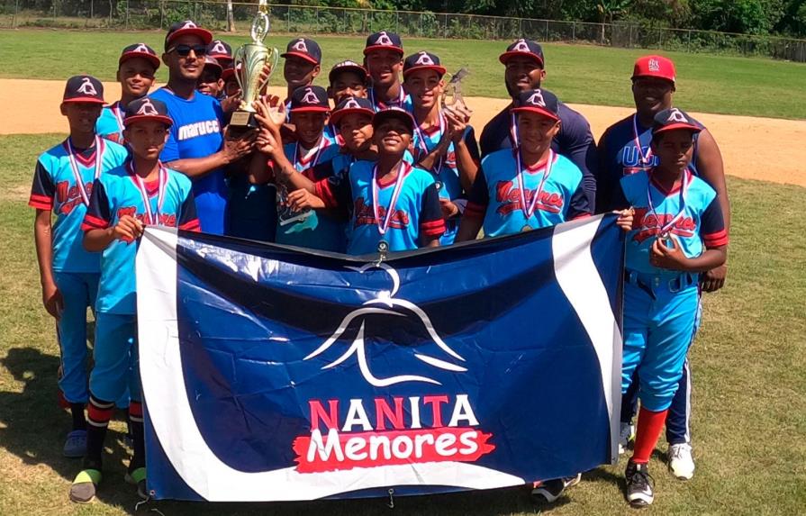 Nanita Menores gana torneo de béisbol sub-12