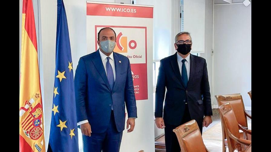 Administrador general de Banreservas se reúne con gobernador del Banco de España