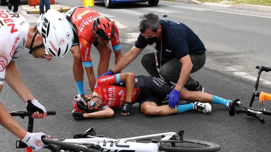 Mikel Landa tendrá que ser operado por su caída en el Giro