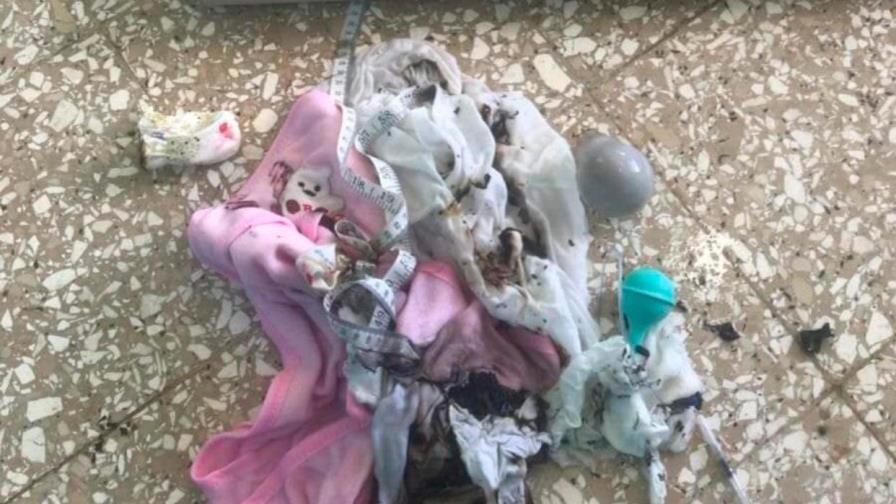 Recién nacida resultó con quemaduras tras incendio en hospital en Hato Mayor