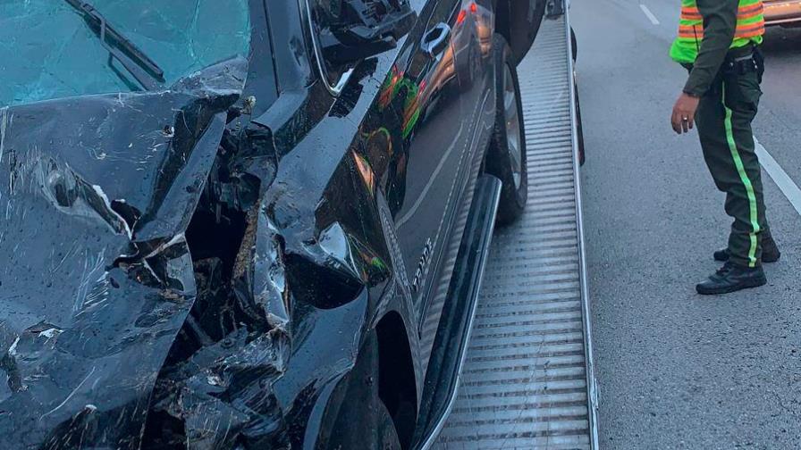 Director de la DGII sufre accidente de tránsito mientras se desplazaba hacia el Este