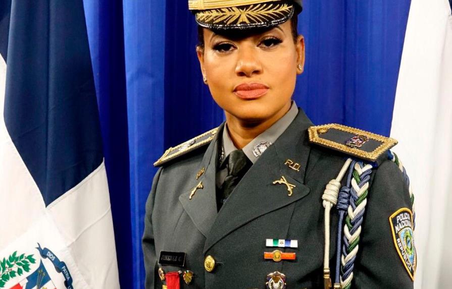 Conoce a la nueva vocera de la Policía, la teniente coronel Ana Jiménez Cruceta