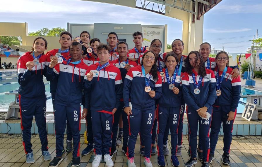 Natación dominicana conquista 33 medallas en el  Campeonato de la CCCAN 