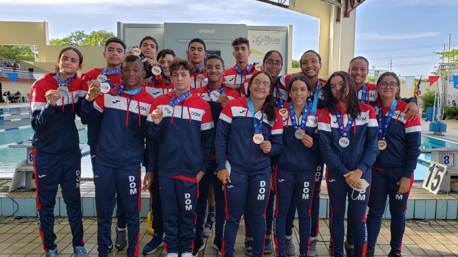 Natación dominicana conquista 33 medallas en el  Campeonato de la CCCAN 
