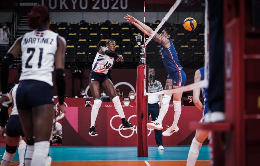 Serbia vence 3-0 a las Reinas del Caribe en el voleibol de Tokio 2020