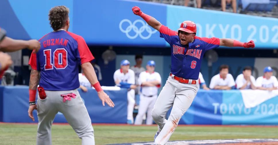 Dominicano Erick Mejía en el Todos Estrellas del béisbol en Tokio 2020