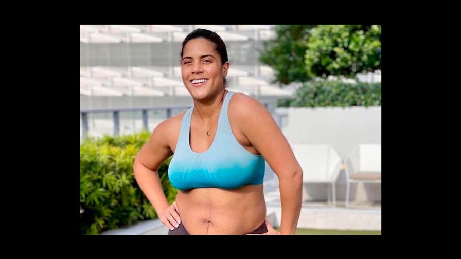 Francisca muestra los cambios de su figura a dos meses de dar a luz