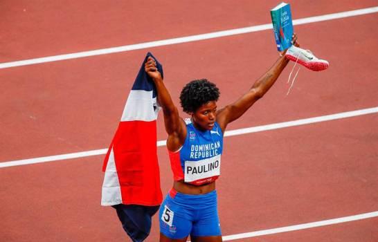 La atleta de atletismo, Marileidy Paulino de Don Gregorio, se convirtió en la primera mujer dominicana medallista en Juegos Olímpicos y la primera que como atleta logra dos preseas en un mismo certamen. (AP/Archivo)