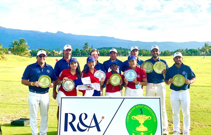 Dominicana termina en segundo lugar en los  campeonatos de golf del Caribe