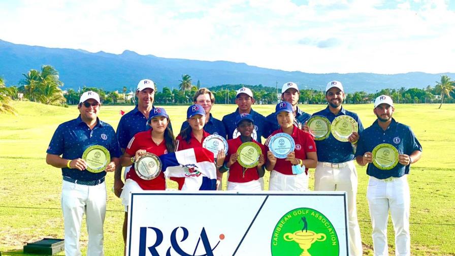 Dominicana termina en segundo lugar en los  campeonatos de golf del Caribe