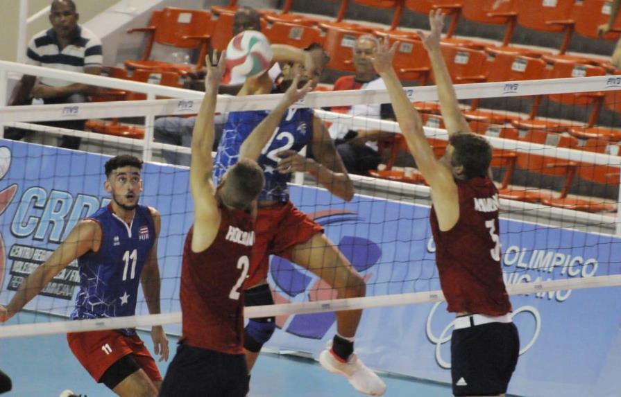 Estados Unidos vence a Puerto Rico en Copa Panamericana de voleibol