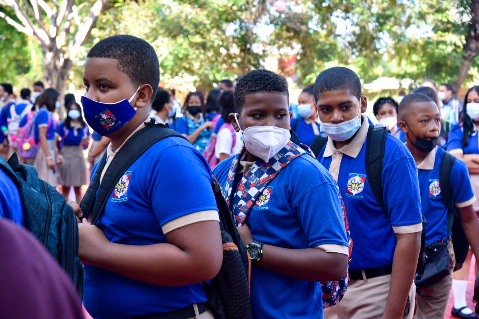 Reinicio de clases en centros educativos del Distrito Nacional.