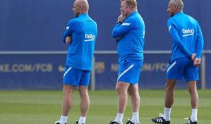 Ronald Koeman: El club a m&iacute; no me ha dicho nada, est&aacute; en la cuerda floja en el Barcelona