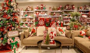 Comercios activan venta de decoraciones navide&ntilde;as 