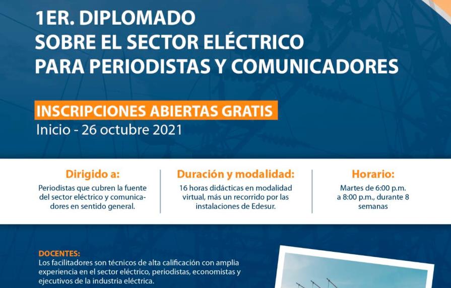 Edesur invita a periodistas y comunicadores a diplomado sobre el sector eléctrico 