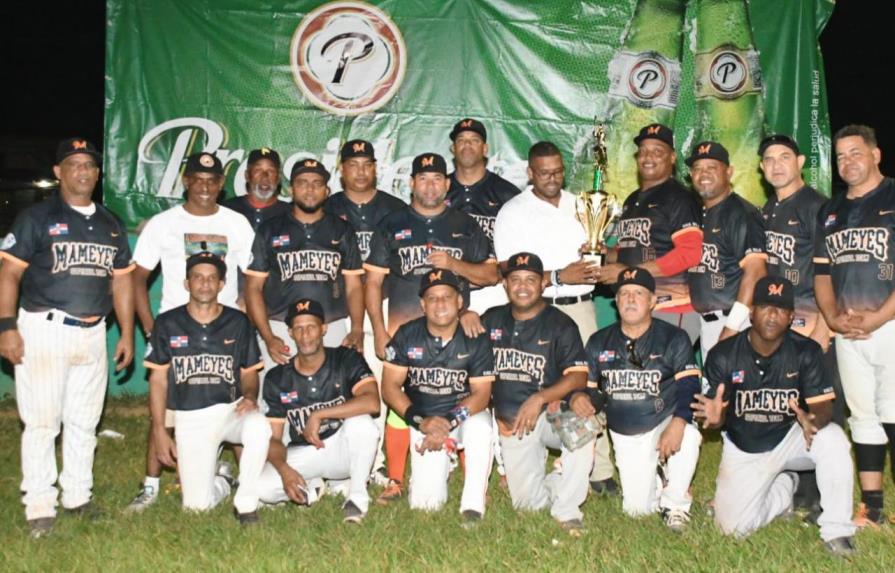 Los Mameyes ganaron la categoría máster del softbol de Asoprosado