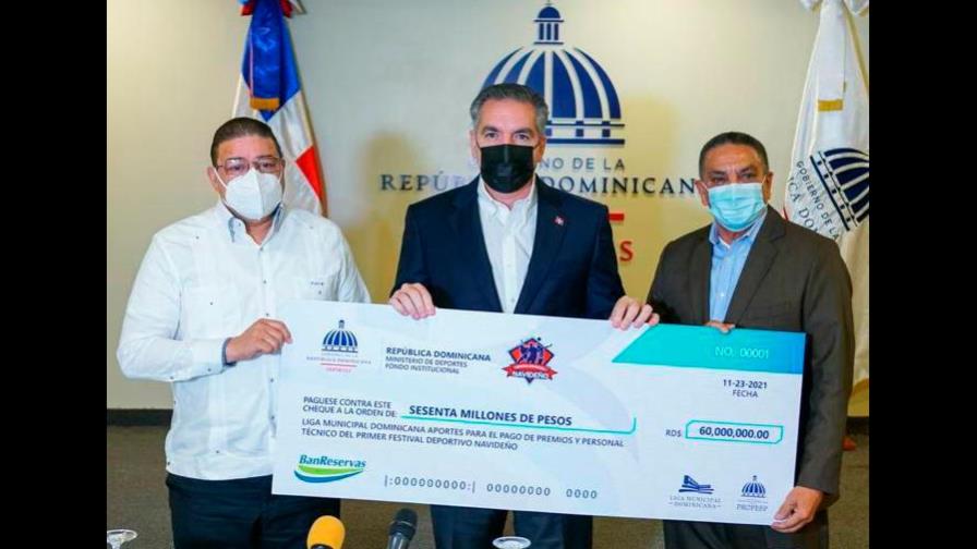 Gobierno entrega RD$60 millones para el Festival Deportivo Navideño Gobierno entrega RD$60 millones para el Festival Deportivo Navideño