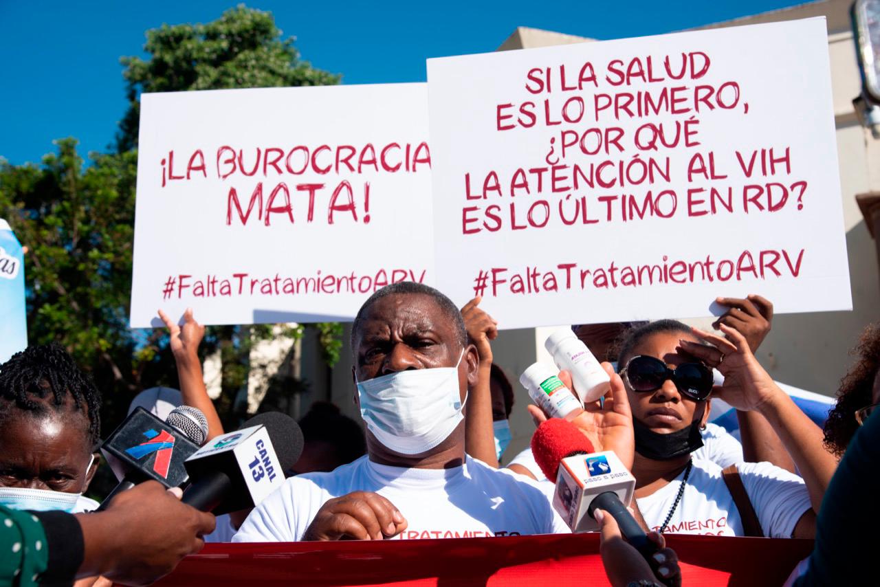 Félix Torres, uno de los participantes de la protesta. 