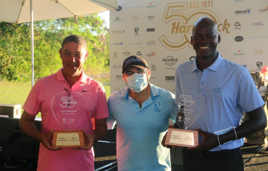 Teófilo Valera y Marcos Rodríguez ganan torneo de golf Hard Rock 50 Aniversario