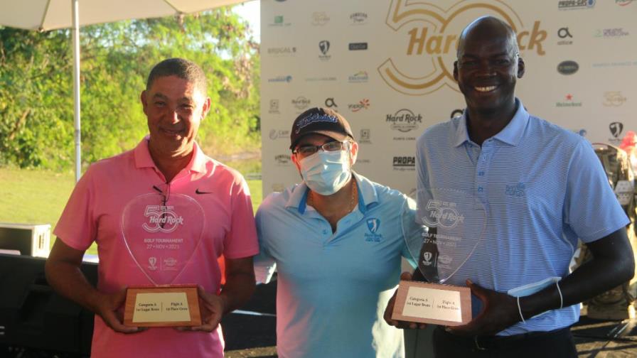 Teófilo Valera y Marcos Rodríguez ganan torneo de golf Hard Rock 50 Aniversario