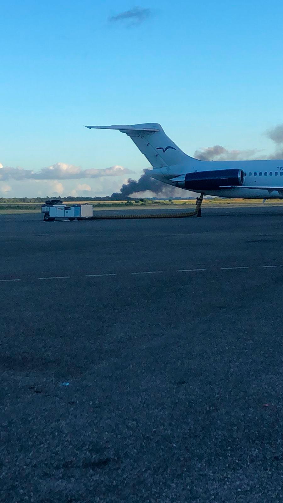 Accidente de avión en el AILA.