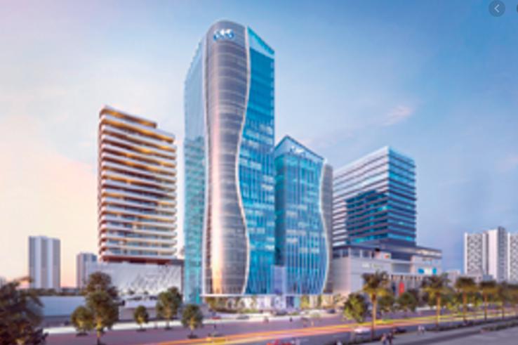 Así se verá World Trade Center Santo Domingo cuando esté finalizada en cuatro años. 