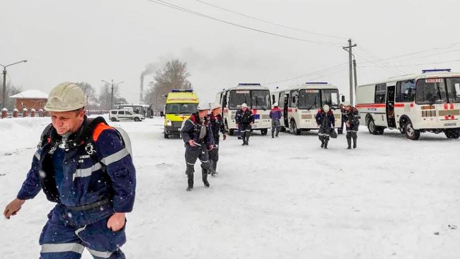 Sube a 52 fallecidos el balance del accidente en mina rusa de Siberia