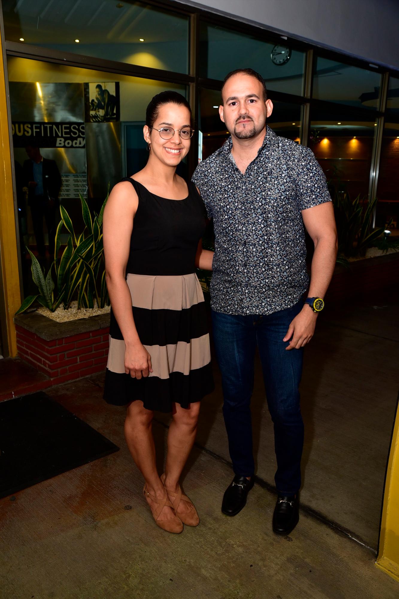 Yahaira Marmolejos y Pedro Payano. 