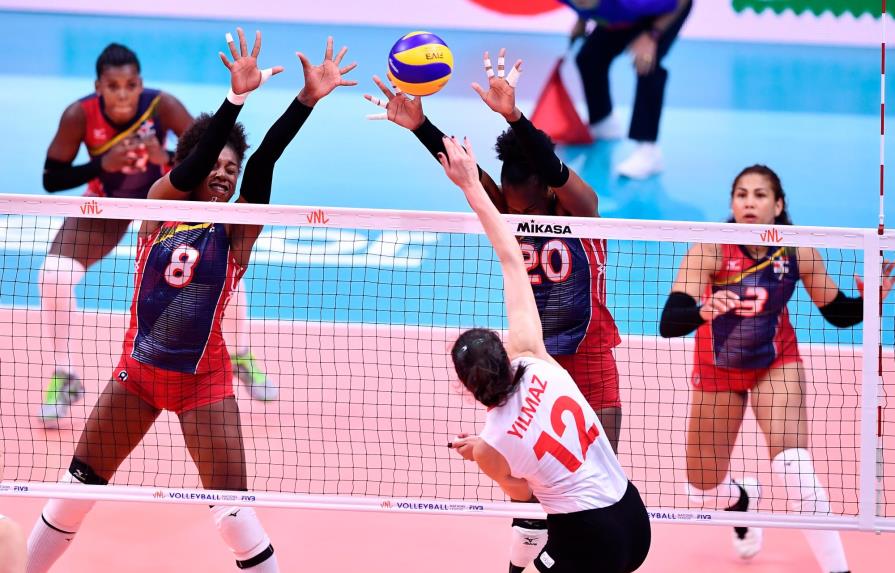 Las Reinas del Caribe pierden de Turquía en la Liga de Naciones