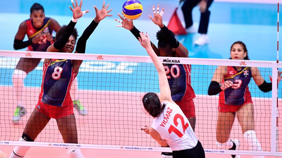 Las Reinas del Caribe pierden de Turquía en la Liga de Naciones