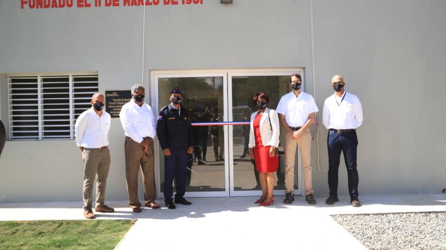 Domicem inaugura estación de bomberos en Sabana de Palenque