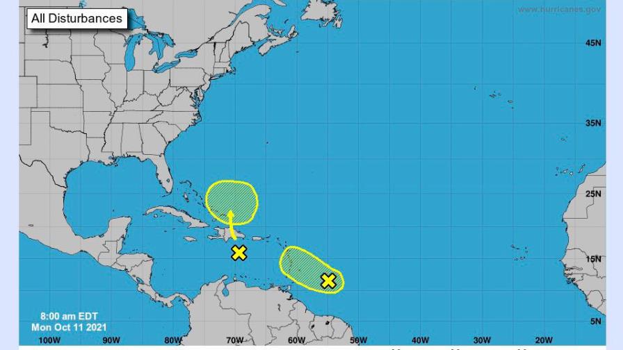 Onda tropical y vaguada provocarán aguaderos durante las próximas 72 horas 